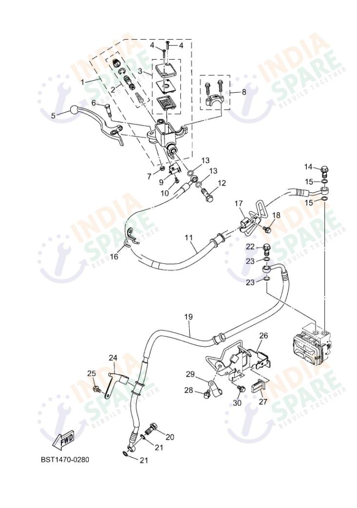 FRONT MASTER CYLINDER